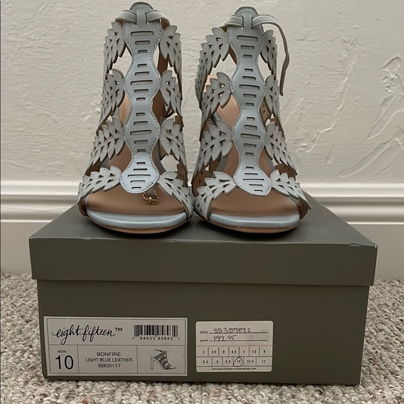 Anthropologie Eight Fifteen Laser Cut Heels - Picture 5 of 5